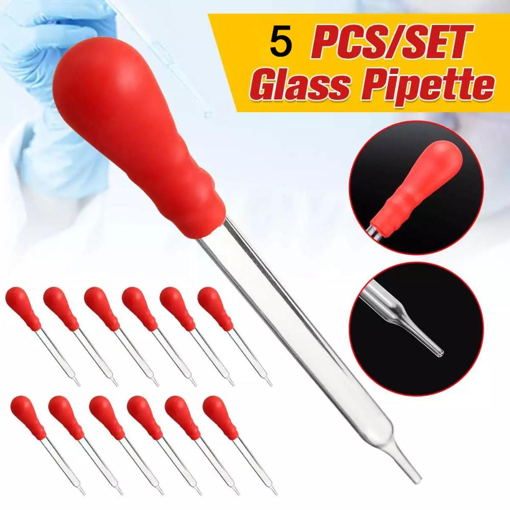 Head Transparent Chemistry Frameless Dropper Transfer Medicine Dropper Glass Pipette Glass Dropper
