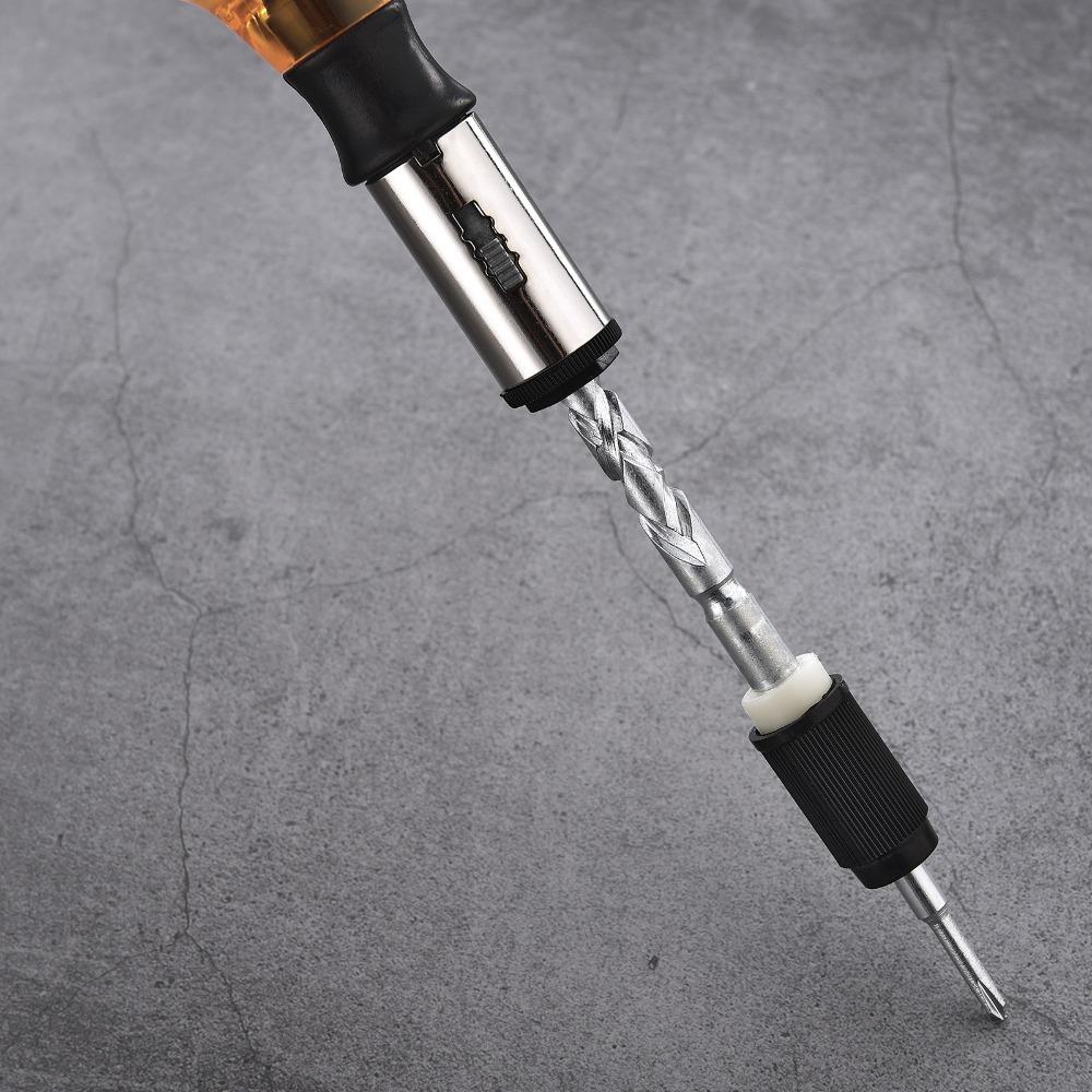 Rotating Spiral Mechanism Ratchet Screwdriver Spiral Screwdriver Single-Hand Operation