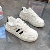 White Shoes for Women Spring New Student Ins Trendy All-Match Thick Bottom Board Shoes Spring and Autumn Casual Shoes