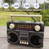 Ретро Солнечное Радио FM AM SW Портативный Приемник Bluetooth 5.3 Динамик MP3 Музыкальный Плеер Поддержка USB TF Карта Зарядка Type-C