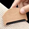 Clothes Lint Remover Brush Sweater Wood Comb Portable Fabric Shaver Hair Sticking Rolling