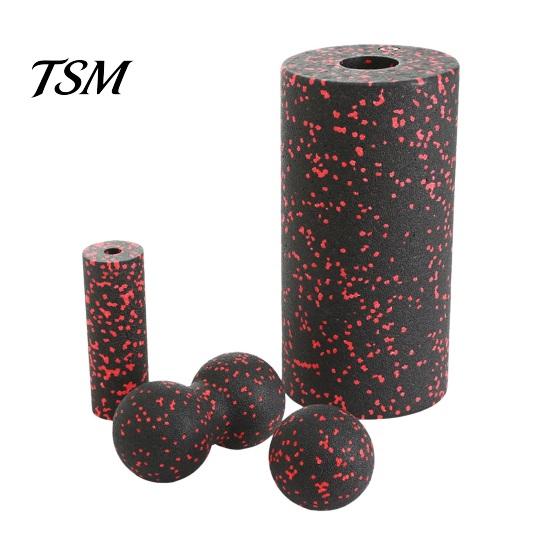 Muscle Recovery Foam Roller 4Pcs/Set EPP Fascia Ball High Density Back Pain Relief Exercise Yoga Physical Therapy Deep Tissue Massage Bodybuilding