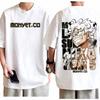Футболка мужская One Piece Луффи Gear 5 Ника Харадзюку 100% Хлопок Аниме Графическая Футболка С Круглым Вырезом С Коротким Рукавом Повседневная Уличная Одежда Верх