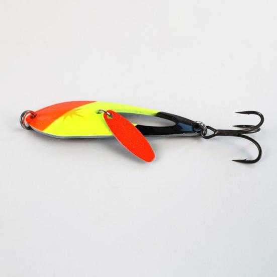 5Pcs 2CM/2G 4CM/4G 6CM/10G Spinner Blade Lure with Hook Metal Rotating Sequin Spoon Spinnerbait Saltwater Freshwater Bass Fishing Accessories