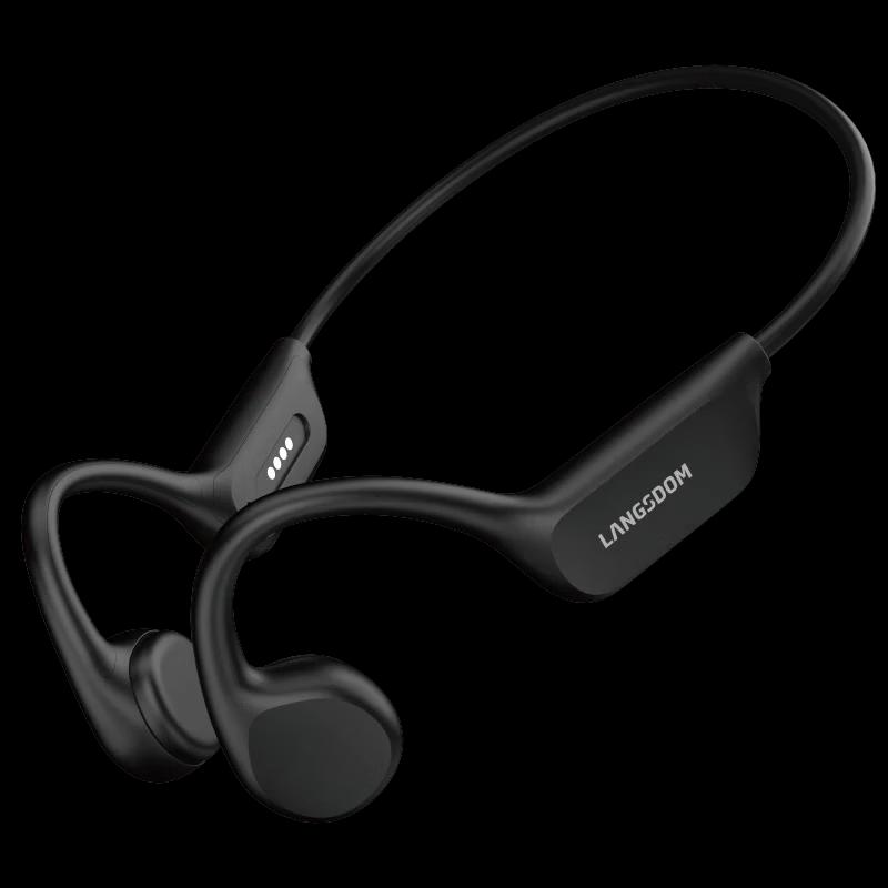 Спортивные наушники Langston с открытым ухом и костной проводимостью