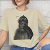 New Arrival Thinking Monkey Meme T Shirt for Unisex Unisex Cotton Tee Shirt Short Sleeve Clothes