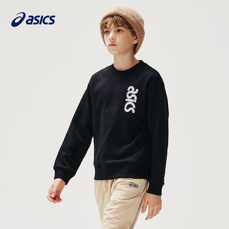 Asics Детская классическая флисовая толстовка с круглым вырезом