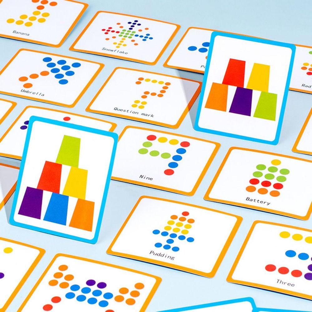 Matching Color Stacked Cups Game Montessori Color Classification Cup Toys  Hand Eye Coordination