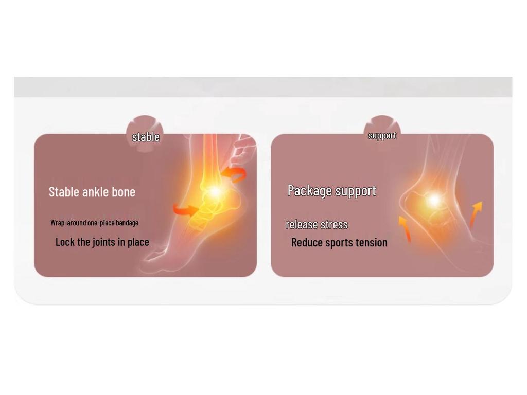 Ультратонкий ремешок для защиты голеностопа: Предотвращает растяжения и поддерживает восстановление