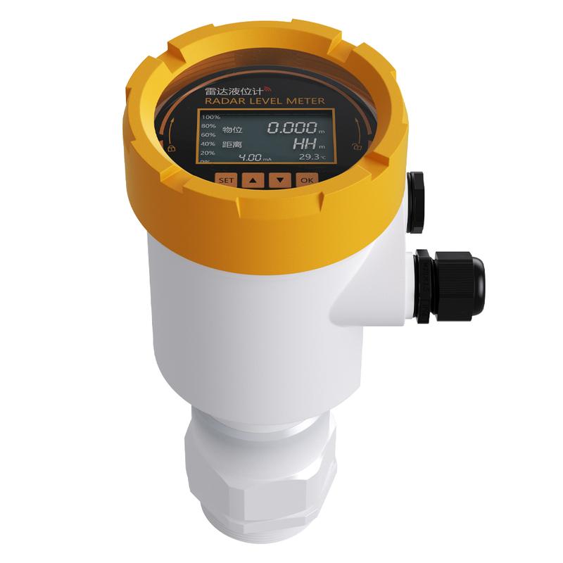 Radar Level Gauge 4-20mA LCD Radar Level Gauge RS485 0-20m Water Level Sensor DC 24V Radar Level Meter