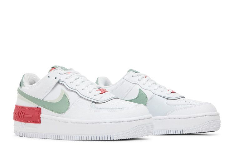 Women's Sneakers Nike Air Force 1 Shadow Archeo Pink (Women's) White/Jade Smoke-Seafoam-Archeo Pink