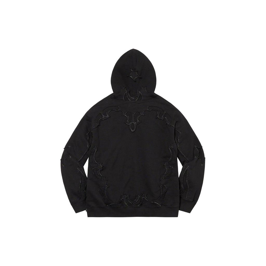 Supreme Western Cut Out Hooded Sweatshirt 'Black' Men's SUP-SS23-217