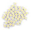 50pcs SMD 1W LED Lamp Beads Bulb Chip For Floodlight Spotlight Energy Saving Warm White