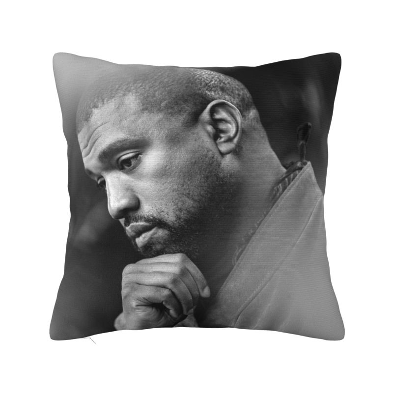 Luxury Popular Singer Kanye West Cushion Covers xcm Velvet Pillow Case for Car Square Pillowcase Bedroom Decoration