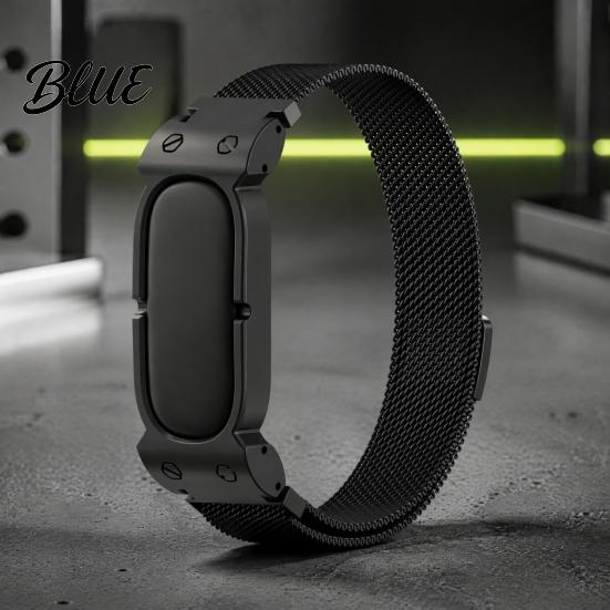 Гибкая регулируемая петля для часов из нержавеющей стали для Fitbit Air Band