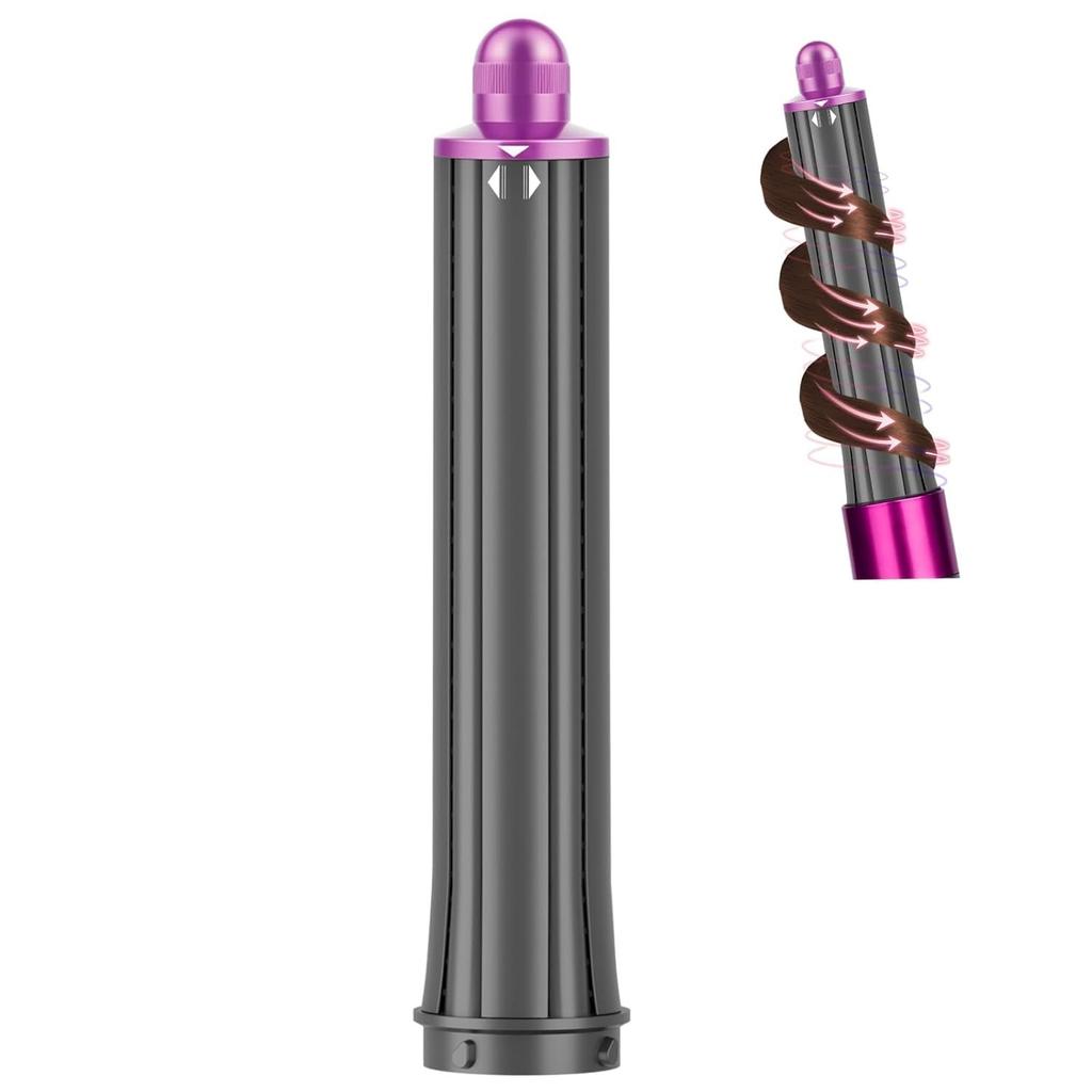 Long Hair Barrels Attachment Compatible with Dyson Airwrap HS01 HS05 HS08 Accessories, Automatic Curling Iron Curlers for Lazy Loose Inward