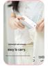 4-in-1 USB Rechargeable Multi-Functional Mini Fan with Phone Holder, Mirror, Flashlight, and Three-Speed Settings