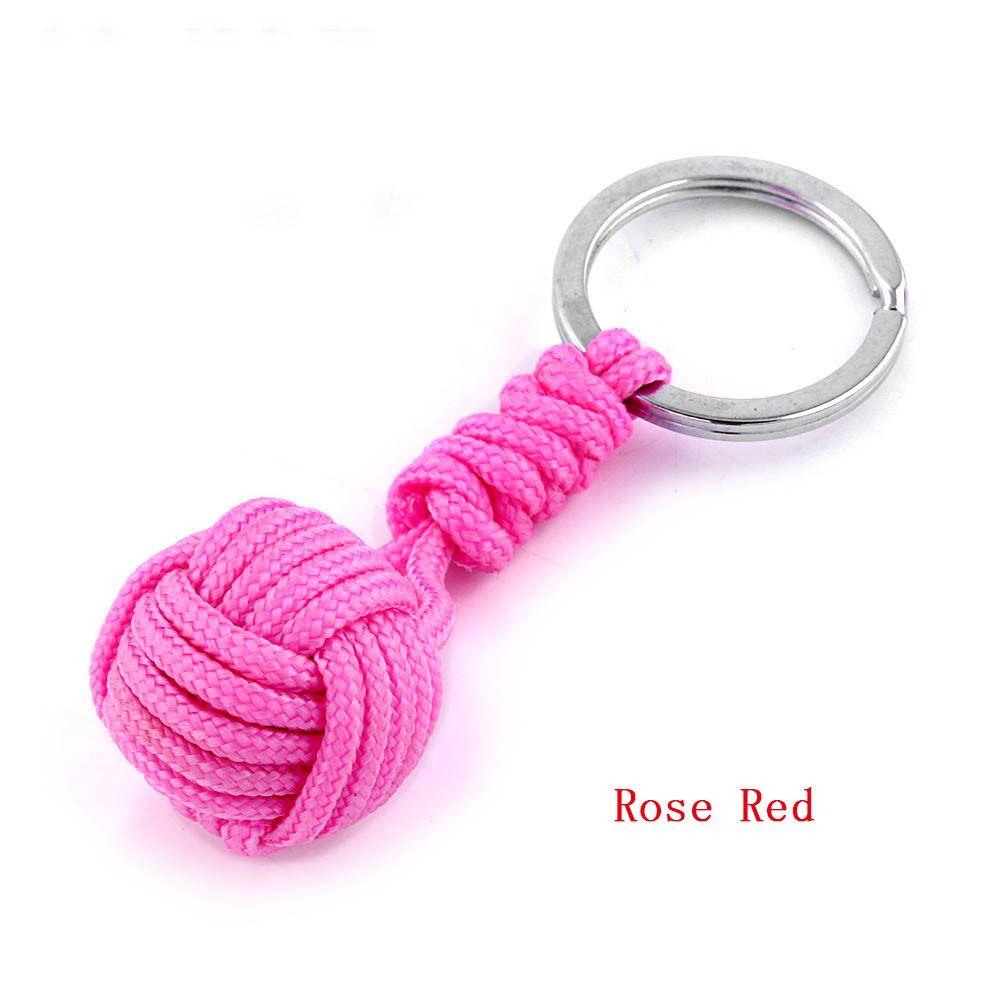 Men Parachute Rope Lanyard Jewelry Outdoor Survival Key Ring Fashion Accessories Keyfob Key Chain