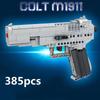 KAZI Series Pistol Desert Eagle Simulation Toy Gun Can Shoot Boys' Educational Building Blocks.