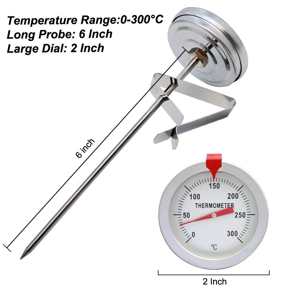 Waterproof Digital Quick-reader, Barbecue, Meat, Backlight for Kitchen, Candy Oven, Grill, Deep Steam Cooking