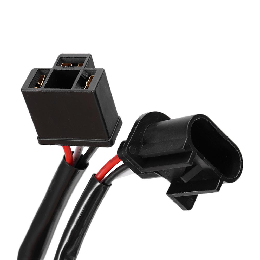 2 Pcs Canbus Relay H4 To H13 Anti Flicker Harness Decoder Kit For LED Headlight