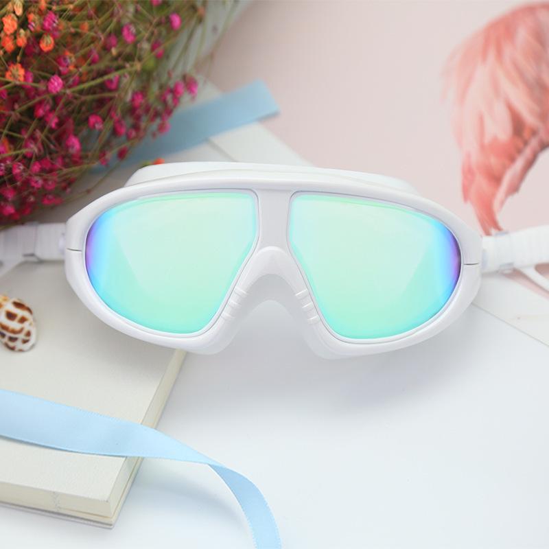 Мужские и женские оптические очки для плавания, взрослые, противотуманные, с защитой от ультрафиолета, водонепроницаемые силиконовые очки для плавания при близорукости от -1,5 до -8