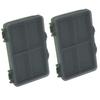 2PCS PP Fishing Tackle Box Mini Fishing Lure Box Durable Bait Storage Box  Carp Fishing