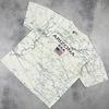 Vintage Arizona State Map All Over Print Short Sleeve T Shirt 90’s White Size L