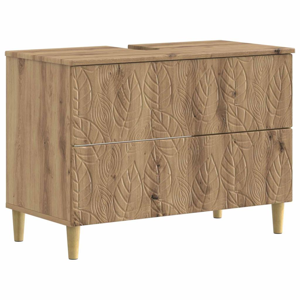 2 Piece Bathroom Cabinet Set DELFT Artisan Oak