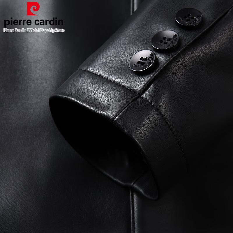 Pierre Cardin Мужская кожаная куртка из овчины