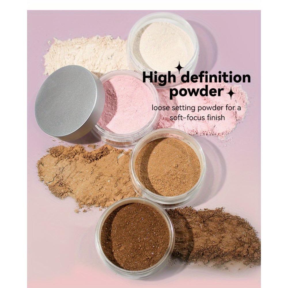 4 цвета фиксирующей пудры, мерцающая финишная пудра, контроль жирности для стойкого макияжа, легкая рассыпчатая водостойкая пудра, делающая кожу пушистой,