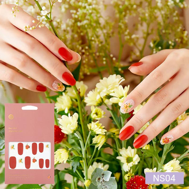 Гламурные наклейки для ногтей с ракушками и глиттером 24 шт. | Самоклеящиеся полоски, Смелый шик, Быстрый 5-минутный маникюр