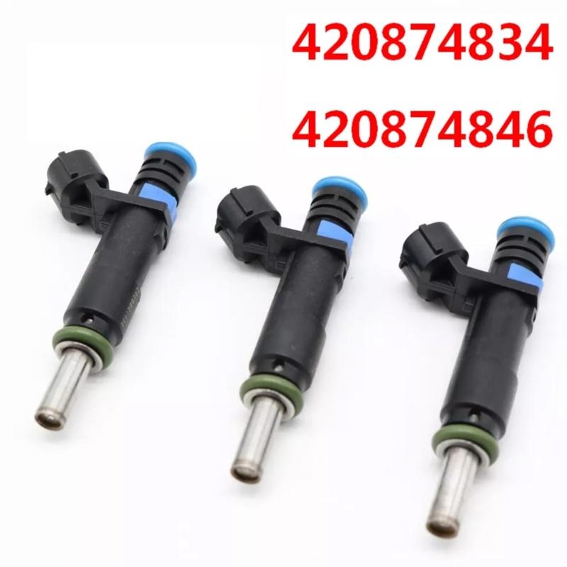 3pcs Fuel Injector 420874834 420874846 for Sea-Doo GTR RXP 155 215 230 Replacement Accessories