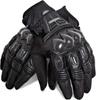 Kaedear KDR-GL1-BK-S Men’s Motorcycle Gloves, Smartphone and Touchscreen Compatible, Punched Goatskin Leather, Carbon Protectors,