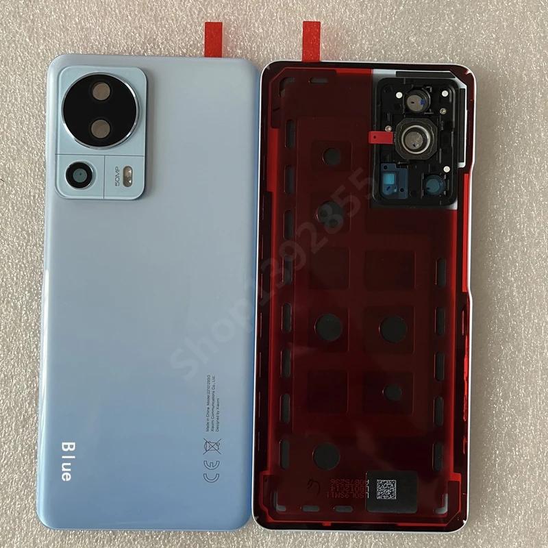 Новый чехол для XM Mi13 Lite, задняя крышка батарейного отсека, задний корпус для Mi 13 Lite, задняя стеклянная дверь, запасные части