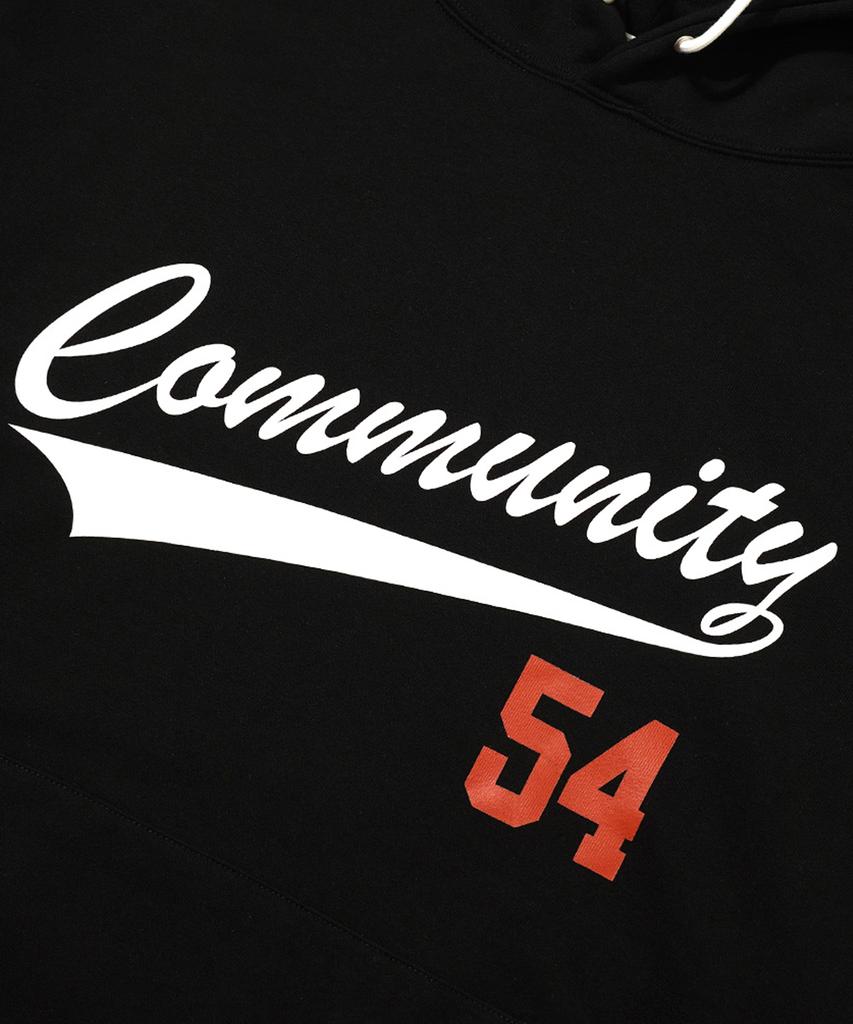 Толстовка с капюшоном Community 54 [Черная]