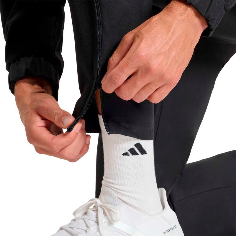 adidas Мужские спортивные повседневные тканые брюки