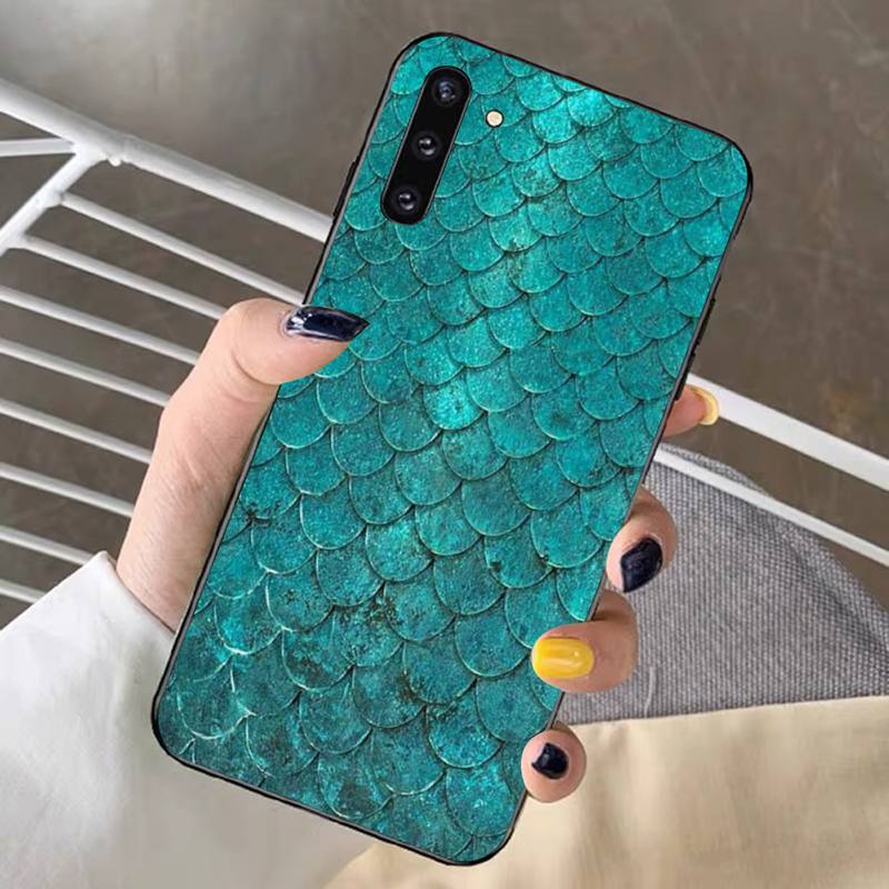 YNDFCNB Mermaid Fish Scale Phone Case for Redmi Note 8 7 9 4 6 Pro Max T X 5A 3 10 Lite Pro