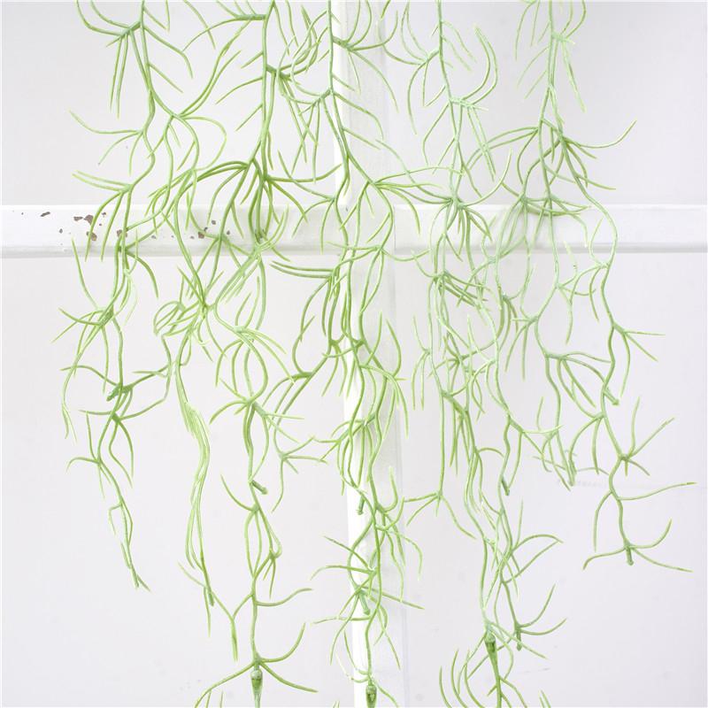 Имитация суккулентных растений, подвесная лоза, зеленые листья растений, домашний декор для стен в саду