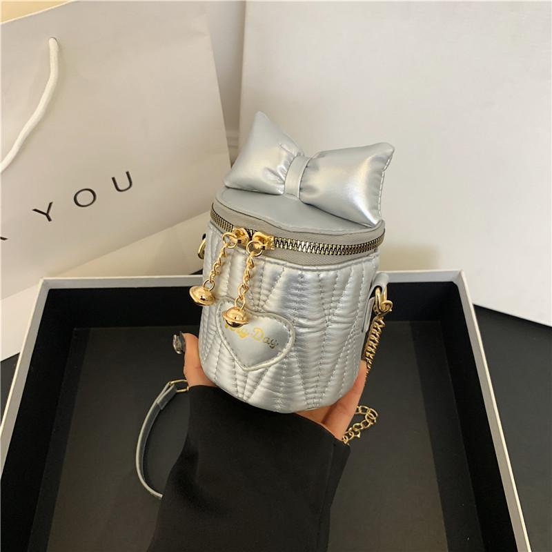 Новая простая и нишевая дизайнерская сумка-цепочка в корейском стиле, модная маленькая женская сумка-ведро, индивидуальная и красивая
