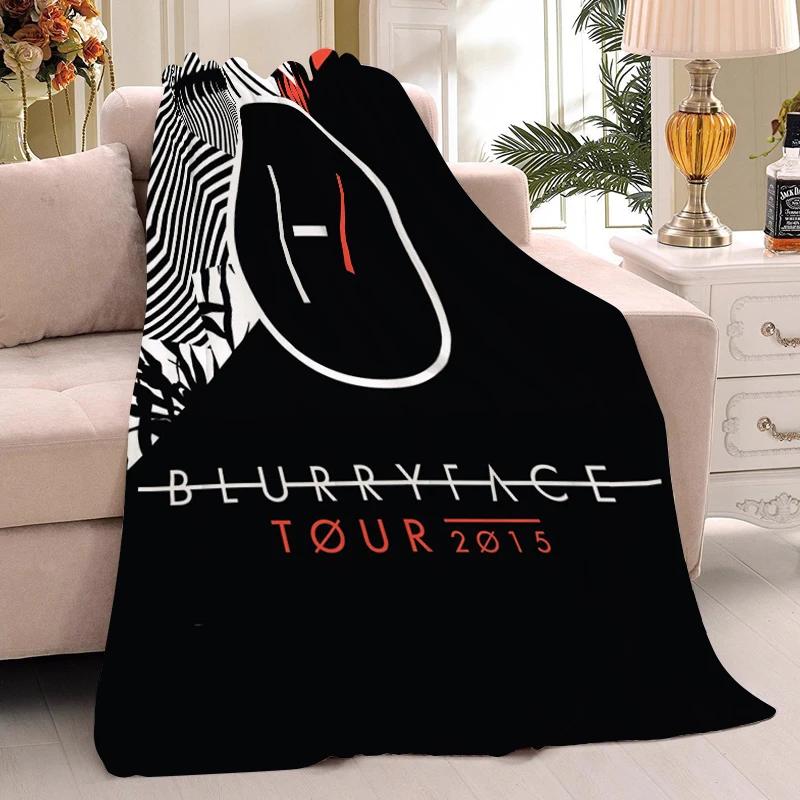Плед для сна T-Twenty One P-Pilots Зимний теплый на колени кровать Флис Кемпинг Индивидуальный Пушистый Мягкий Пледы Размер King Микрофибра Постельное белье