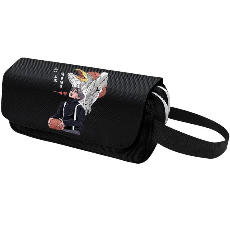Funny Anime Pencil Case Large Capacity Zipper Stationery Pouch Students