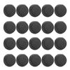 20pcs Protective Billiard Cue Rubber Plug Black Billiard Tail Cover  Billiards Game