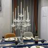 Nine-Head Crystal Candelabra: European Style Wedding and Dining Room Ornament