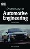 The Dictionary of Automotive Engineering Book