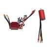 Бесщеточный двигатель 4600KV и S35A ESC, алюминиевый сплав, высокоточный бесщеточный двигатель с ESC для радиоуправляемых машин