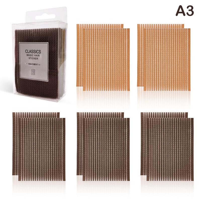 10 шт. передняя бахрома для волос стабилизатор макияж наклейка накладка пастельный зажим челка волшебная лента бахрома подарки для девочек