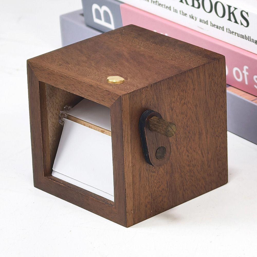8/16 Photos Hand Crank Photo Flip Book Frame Luminous Wooden Animated Photo Album Valentine's Day