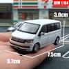 Масштаб 1/64 T6 Multivan MPV Van Миниатюрная модель 1:64 бесплатных колеса игрушечная машинка литая литая коллекция сплава подарок для мальчиков ребенок