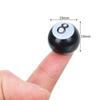 8 Ball" Billiards Dustproof Rustproof Tyre Stem Air Caps Wheel Caps Dust Cover Valve Stem Caps